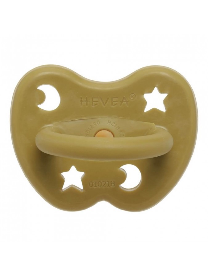 Hevea okrągły smoczek kauczukowy Olive od 3 do 36 miesięcy