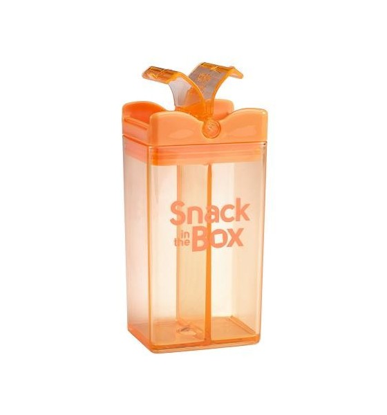 SNACK IN THE BOX pojemnik na przekąski orange