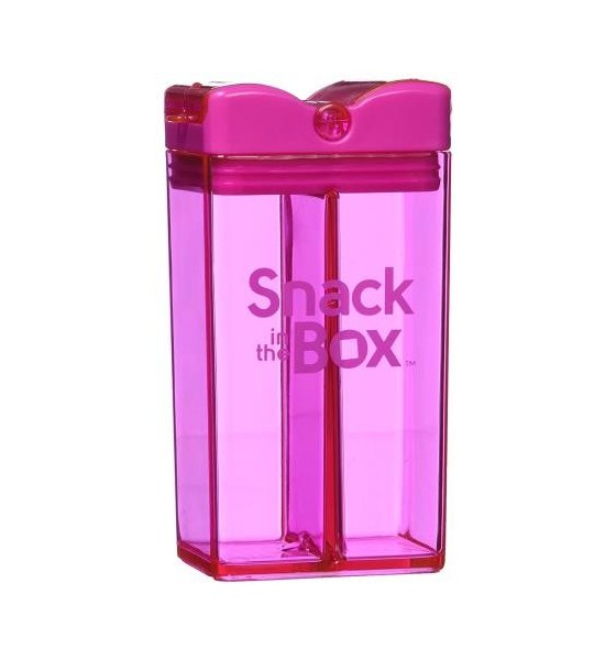 SNACK IN THE BOX pojemnik na przekąski pink