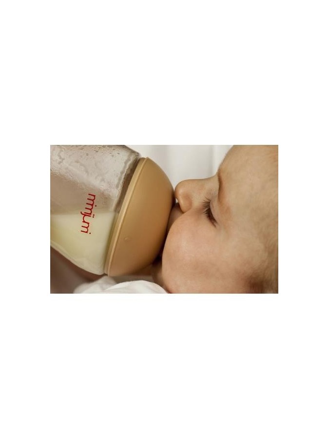 MIMIJUMI butelka dla niemowląt 240 ml (smoczek poziom 2)