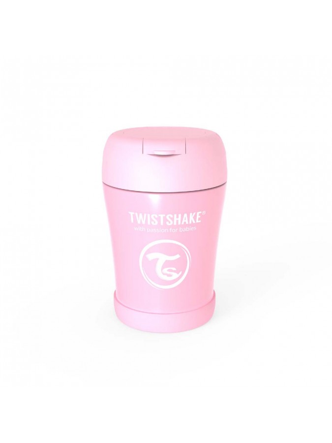 Twistshake pojemnik termiczny na jedzenie 350 ml różowy