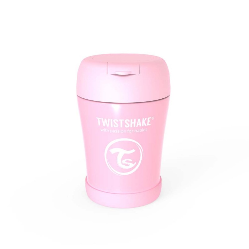 Twistshake pojemnik termiczny na jedzenie 350 ml różowy