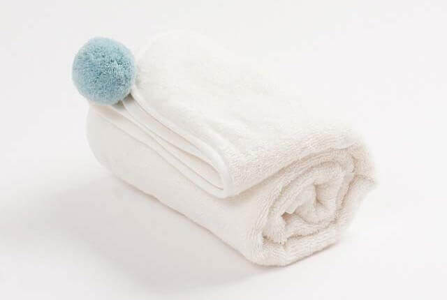 BimBla bambusowy ręcznik niemowlęcy niebieski